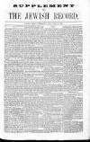 Jewish Record Friday 11 February 1870 Page 9