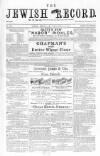 Jewish Record Friday 07 July 1871 Page 1
