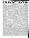 London Mercury 1836 Sunday 21 May 1837 Page 1