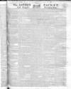 London Packet and New Lloyd's Evening Post Friday 30 March 1821 Page 1