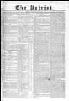 Patriot Monday 18 May 1835 Page 1