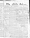 Patriot Thursday 25 January 1849 Page 1