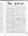 Patriot Thursday 19 January 1860 Page 1