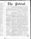 Patriot Thursday 26 January 1860 Page 1