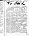 Patriot Thursday 21 June 1860 Page 1