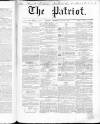 Patriot Thursday 26 July 1860 Page 1
