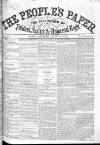 People's Paper Saturday 21 August 1852 Page 1