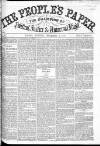 People's Paper Saturday 04 September 1852 Page 1