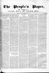 People's Paper Saturday 25 September 1852 Page 1