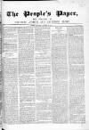 People's Paper Saturday 30 October 1852 Page 1