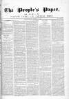 People's Paper Saturday 18 December 1852 Page 1