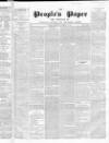 People's Paper Saturday 12 November 1853 Page 1