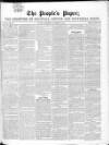 People's Paper Saturday 04 November 1854 Page 1