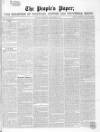People's Paper Saturday 16 December 1854 Page 1