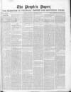 People's Paper Saturday 30 December 1854 Page 1