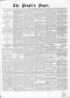 People's Paper Saturday 10 January 1857 Page 1