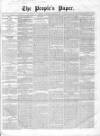 People's Paper Saturday 28 March 1857 Page 1