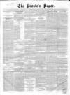 People's Paper Saturday 16 May 1857 Page 1