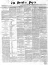 People's Paper Saturday 03 October 1857 Page 1