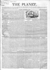 Planet Sunday 25 November 1838 Page 1