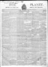 Planet Sunday 15 November 1840 Page 1