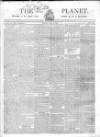 Planet Sunday 31 July 1842 Page 1