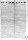 Political Letter Saturday 13 August 1831 Page 1