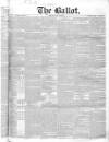 Ballot Sunday 29 May 1831 Page 1