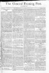 General Evening Post Tuesday 21 April 1801 Page 1