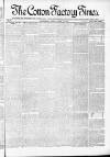 Cotton Factory Times Friday 27 March 1885 Page 1