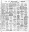 St. Helens Examiner Saturday 24 November 1883 Page 1