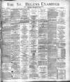 St. Helens Examiner Saturday 12 September 1896 Page 1