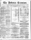 Potteries Examiner Saturday 23 December 1876 Page 1