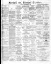 Stretford and Urmston Examiner Saturday 13 September 1879 Page 1