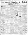 Denton and Haughton Examiner Friday 13 February 1874 Page 1