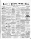 Denton and Haughton Examiner Friday 21 August 1874 Page 1