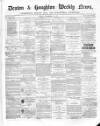 Denton and Haughton Examiner Friday 20 November 1874 Page 1