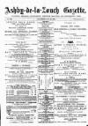 Ashby-de-la-Zouch Gazette Saturday 26 July 1879 Page 1