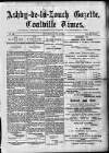 Ashby-de-la-Zouch Gazette Saturday 10 April 1880 Page 1