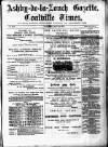 Ashby-de-la-Zouch Gazette Saturday 29 May 1880 Page 1