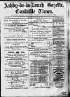 Ashby-de-la-Zouch Gazette Saturday 14 August 1880 Page 1