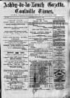 Ashby-de-la-Zouch Gazette Saturday 21 August 1880 Page 1