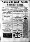 Ashby-de-la-Zouch Gazette Saturday 16 October 1880 Page 1