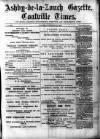 Ashby-de-la-Zouch Gazette Saturday 23 October 1880 Page 1