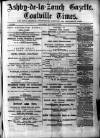 Ashby-de-la-Zouch Gazette Saturday 30 October 1880 Page 1