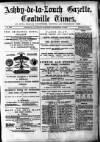 Ashby-de-la-Zouch Gazette Saturday 18 December 1880 Page 1