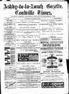 Ashby-de-la-Zouch Gazette Saturday 22 January 1881 Page 1