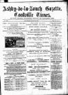 Ashby-de-la-Zouch Gazette Saturday 26 March 1881 Page 1
