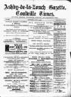 Ashby-de-la-Zouch Gazette Saturday 02 April 1881 Page 1