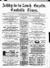Ashby-de-la-Zouch Gazette Saturday 30 April 1881 Page 1